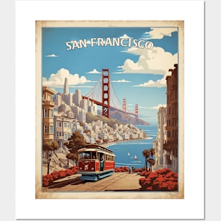 San Francisco California United States of America Tourism Vintage Posters and Art